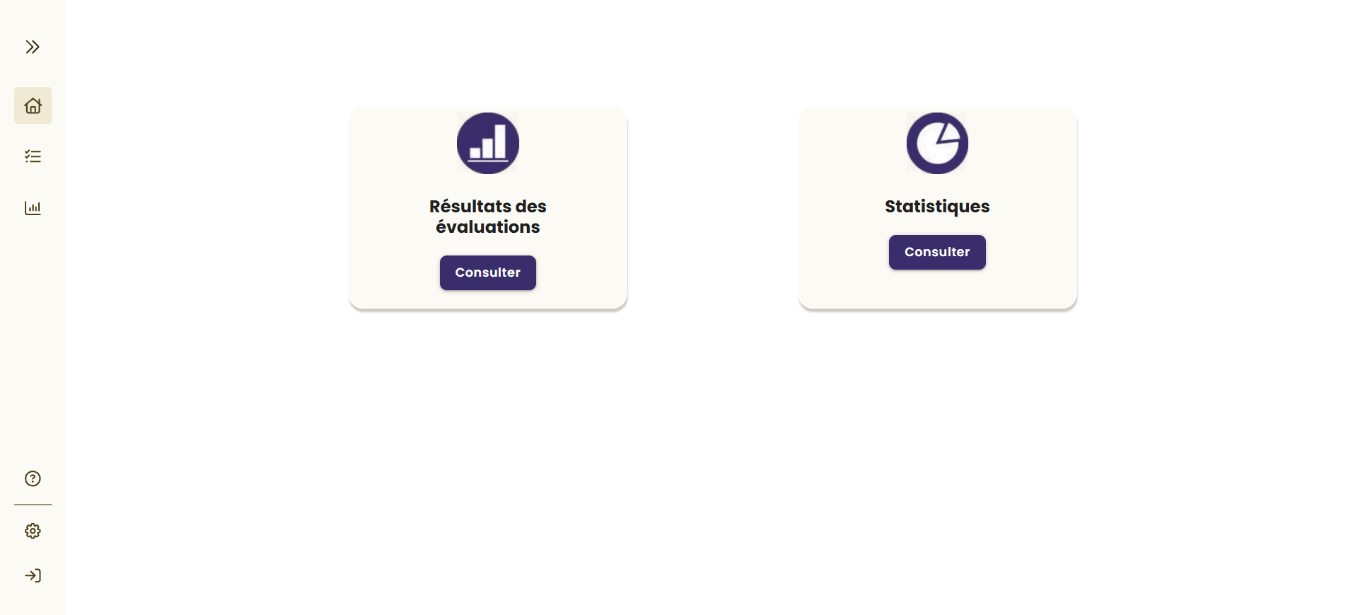 Espace de pilotage Gestionnaire